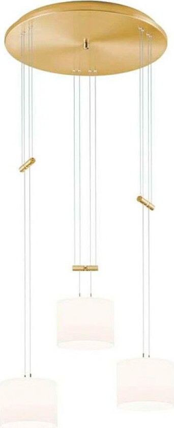 - Grazia Cluster Trio Pendel Brass
