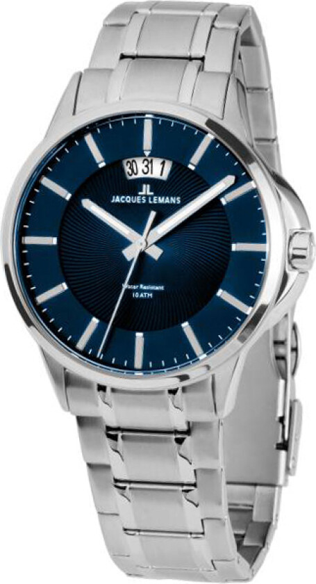 Herreklokke 1-1540M Sydney Blå/Stål Ø42 mm