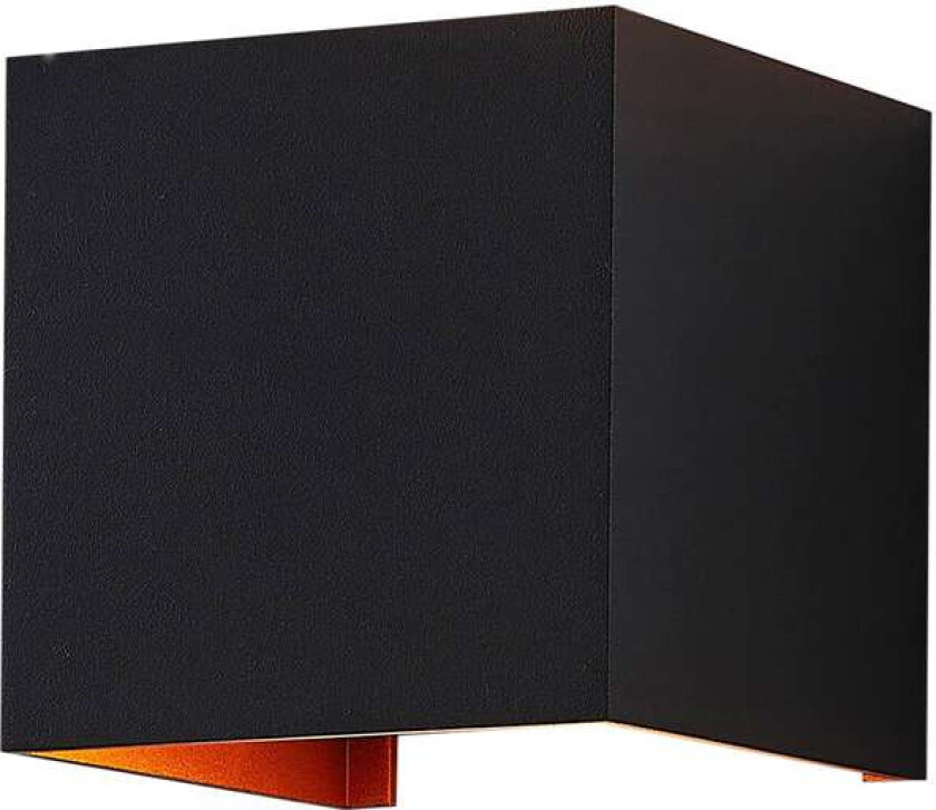 - Zuzana Square Vegglampe Black/Gold