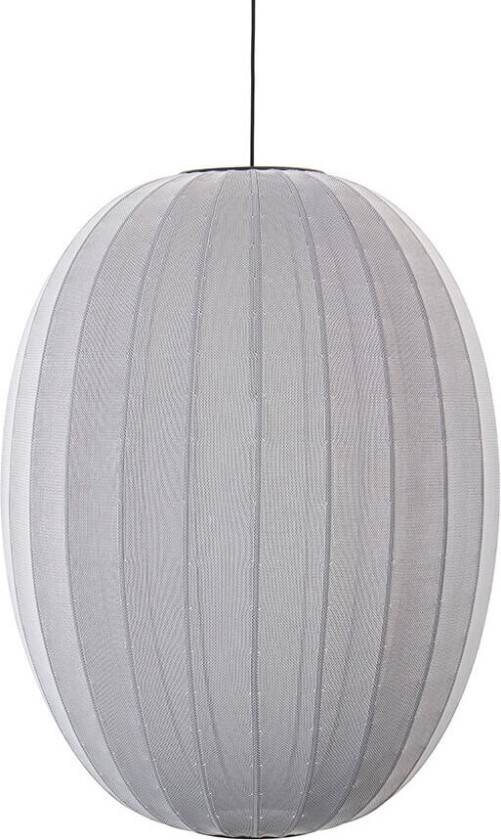 - Knit-Wit 65 Høy Oval Pendel Silver