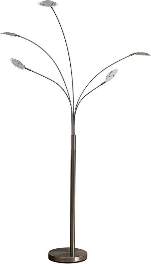 - Anea 5 Gulvlampe Nickel/White