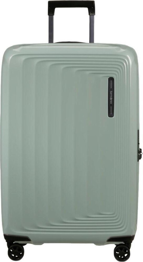 NUON utvidbar Medium koffert 69 cm Metallic Mineral Green