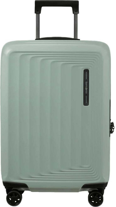 NUON utvidbar Kabin koffert 55 cm Metallic Mineral Green