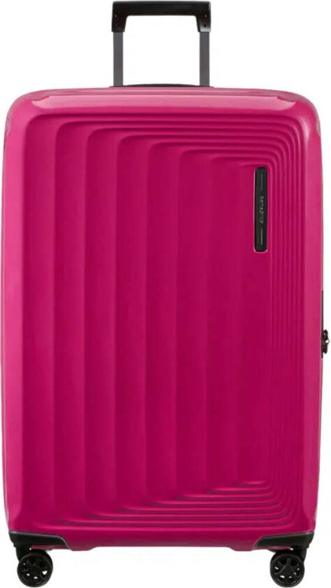 NUON utvidbar stor koffert 75 cm Metallic Ruby