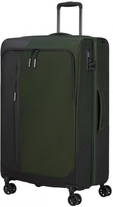 BIZ2GO utvidbar stor koffert 77 cm Earth Green