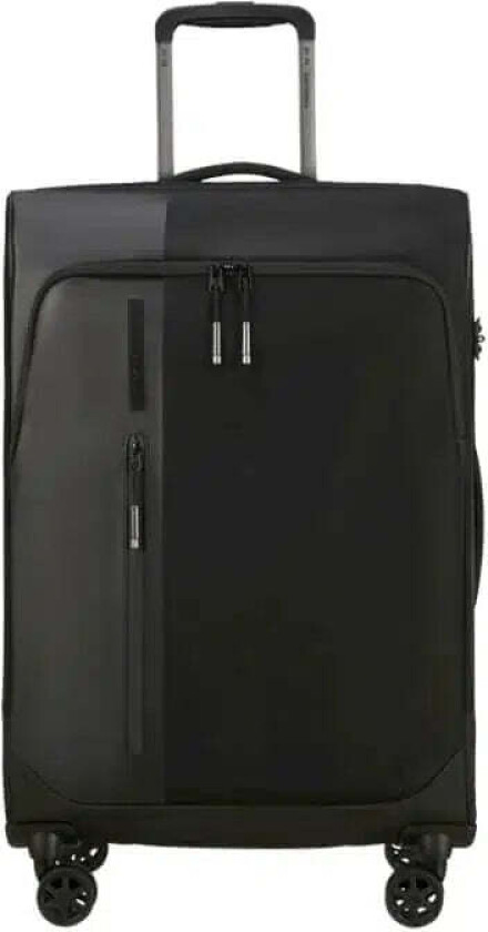 BIZ2GO utvidbar medium koffert 66 cm Black