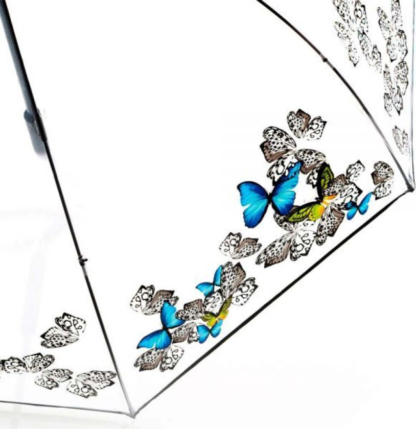 C.760 Lang gjennomsiktig paraply med buet håndtak Float