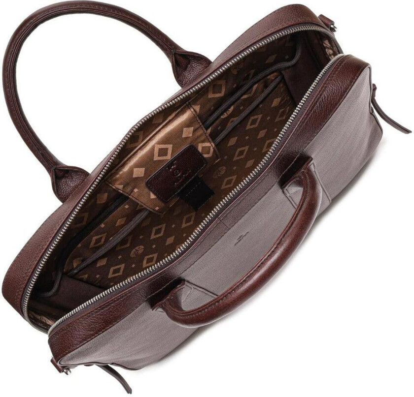Bergamo Andie Portfolio Laptop Bag Dark Brown
