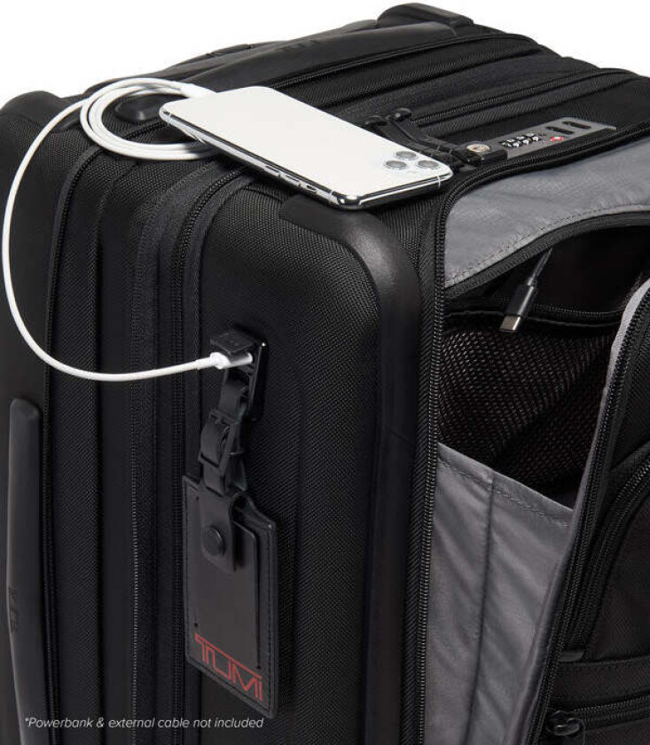 Bilde av Alpha 3 International Dual Access Expandable Carry-On 56 cm Black
