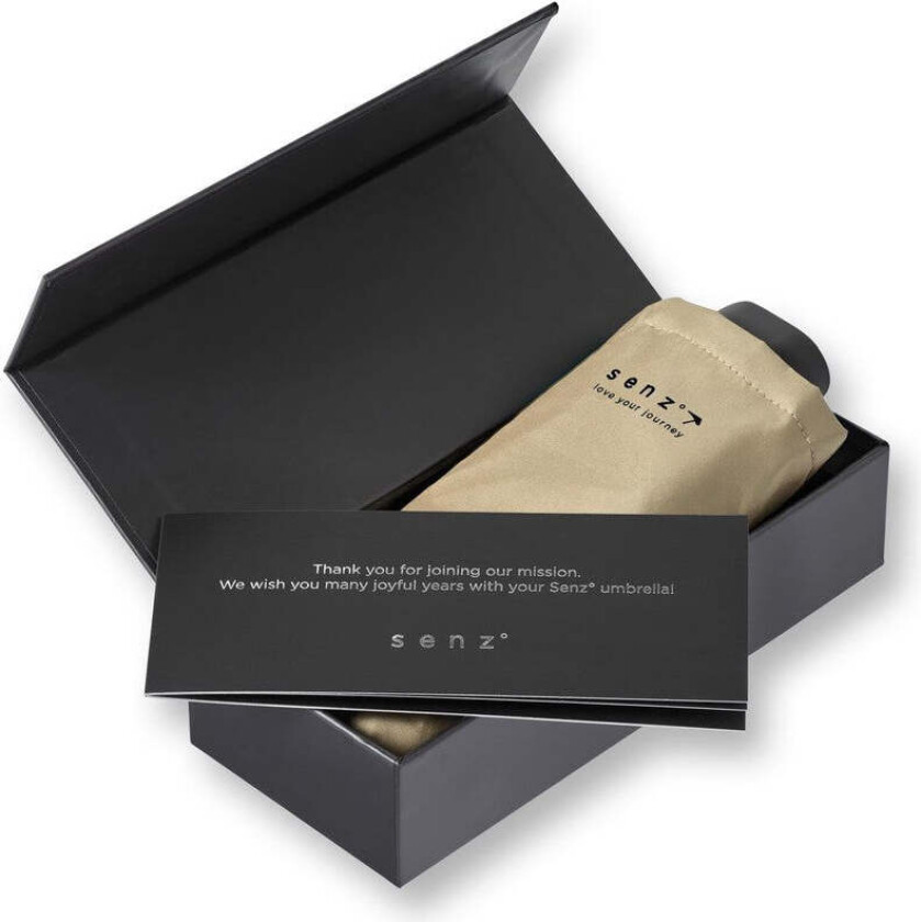 paraply micro shiny Champagne Brown