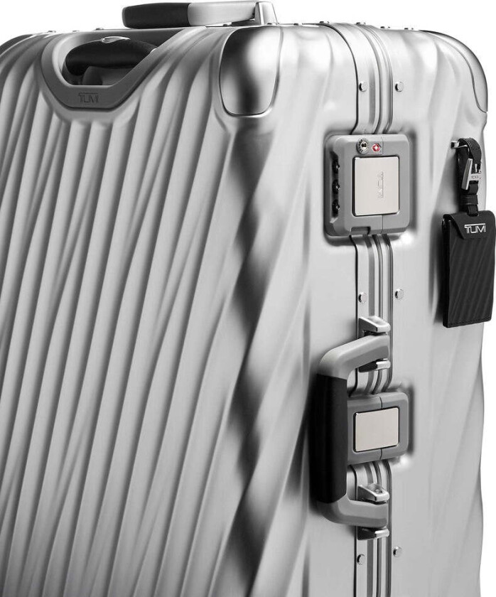 Bilde av 19 Degree Aluminium Short Trip Checked Luggage 66 cm Silver