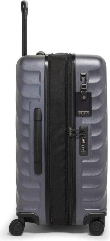 19 Degree Short Trip Expandable Checked Luggage 66 cm Grey Texture