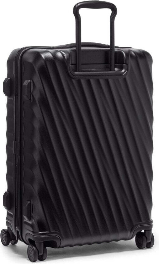 19 Degree Short Trip Expandable Checked Luggage 66 cm Black Texture