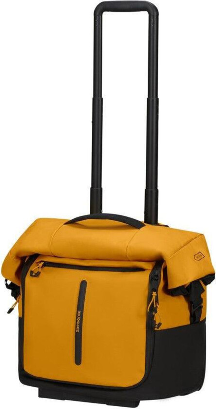 ECODIVER 4-i-1 foldbar duffelbag med hjul Yellow