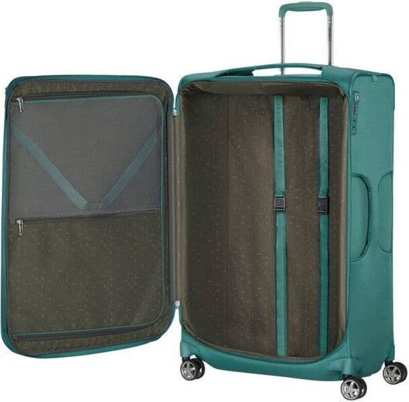 D'Lite lett myk utvidbar stor koffert 78 cm Northern Blue