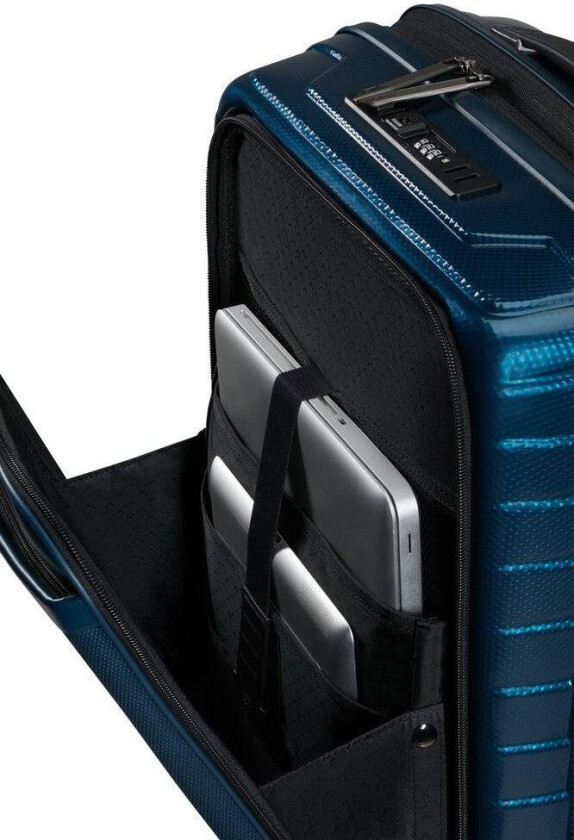 PROXIS Utvidbar Pc-kabinkoffert 55 cm med 4 hjul Petrol Blue