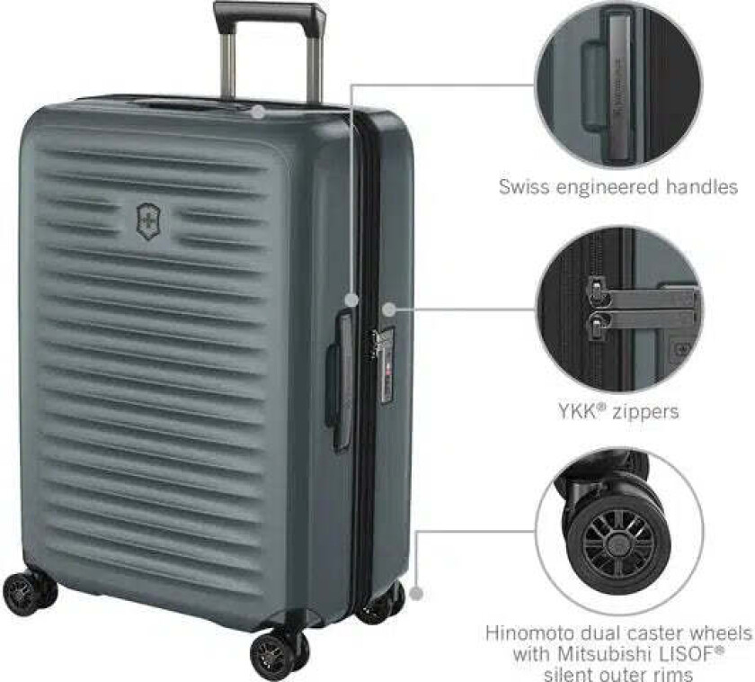 Airox Advanced Medium utvidbar koffert Storm