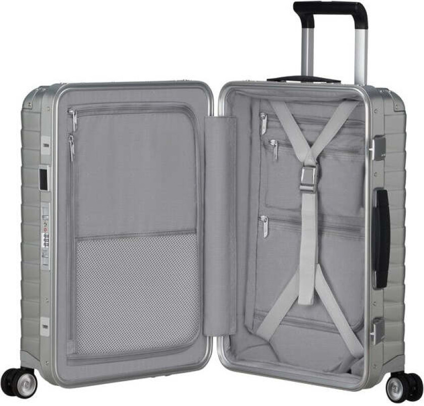 PROXIS ALU kabinkoffert 55 cm 4 hjul Aluminium