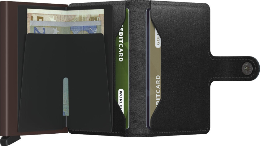 Miniwallet Black & Brown