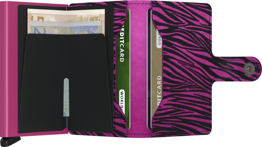Miniwallet Zebra-Fucsia