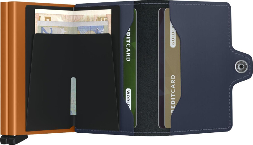 Twinwallet Night Blue & Orange