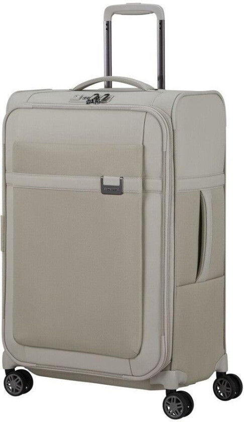 AIREA utvidbar stor myk koffert med 4 hjul 78 cm 2,8 kg Sand Storm