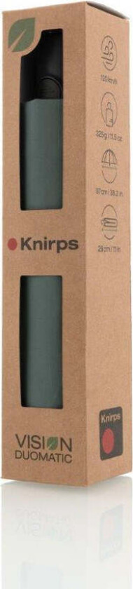 Knirps Vision Automatisk åpning og lukking Svart