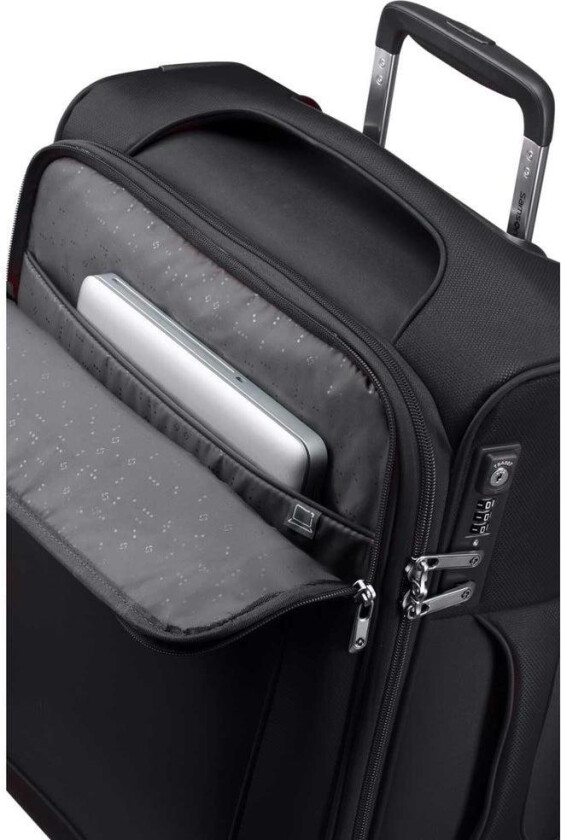 D'Lite utvidbar kabinkoffert med 2 hjul Black