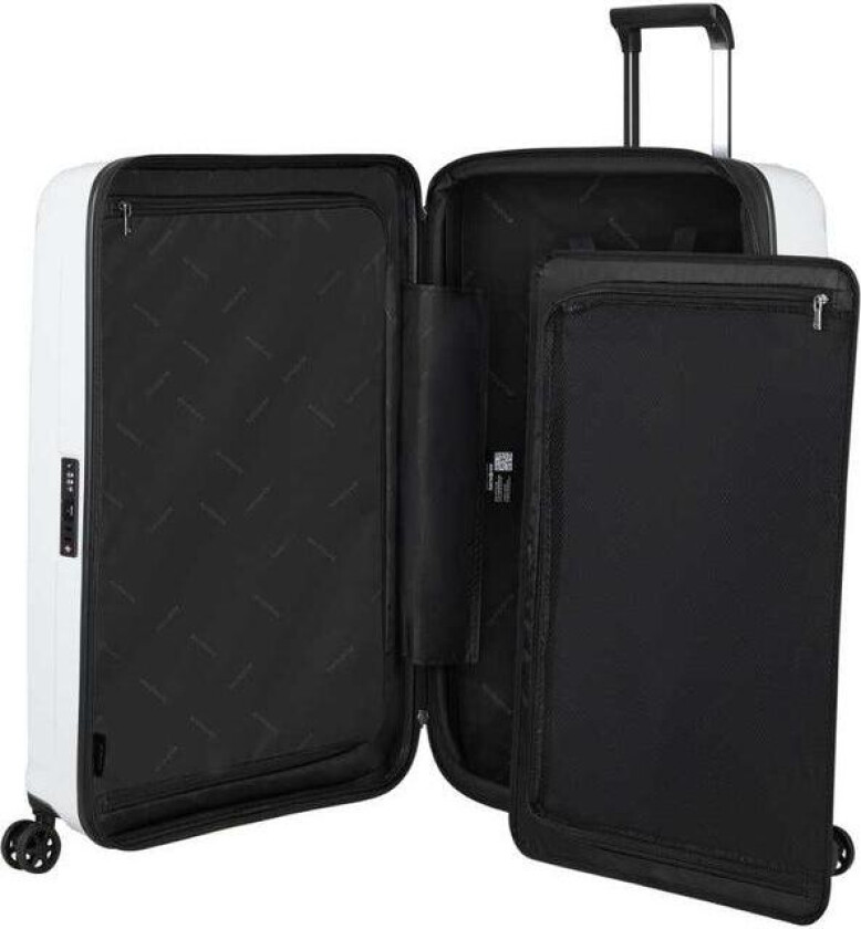 NUON utvidbar Medium koffert 69 cm Metallic White