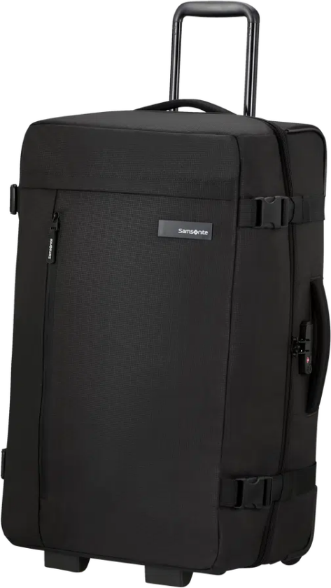 Roader Duffelbag M med 2 hjul 68 cm 81 liter Deep Black