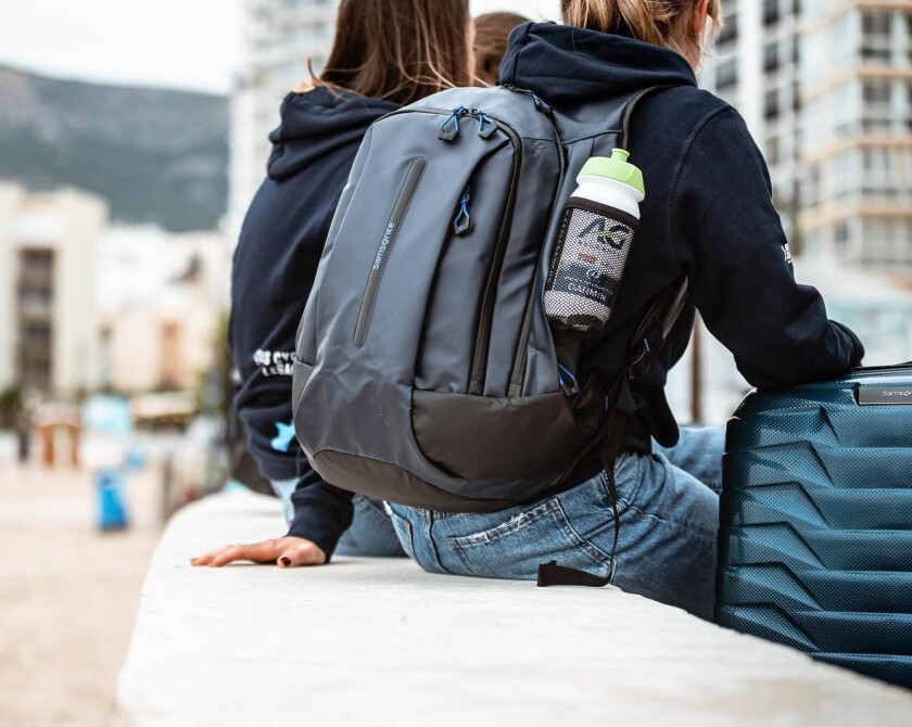 ECODIVER Laptop Backpack 15,6" M Blue Nights