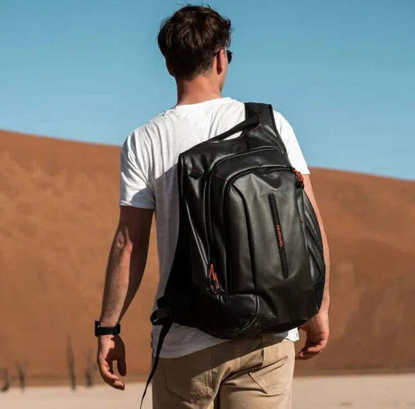 ECODIVER Laptop Backpack L 17,3" Black