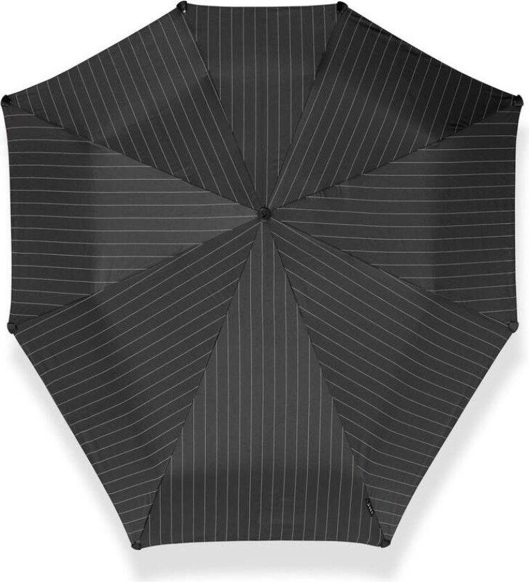 Bilde av paraply mini automatic Deluxe pin stripes black Business