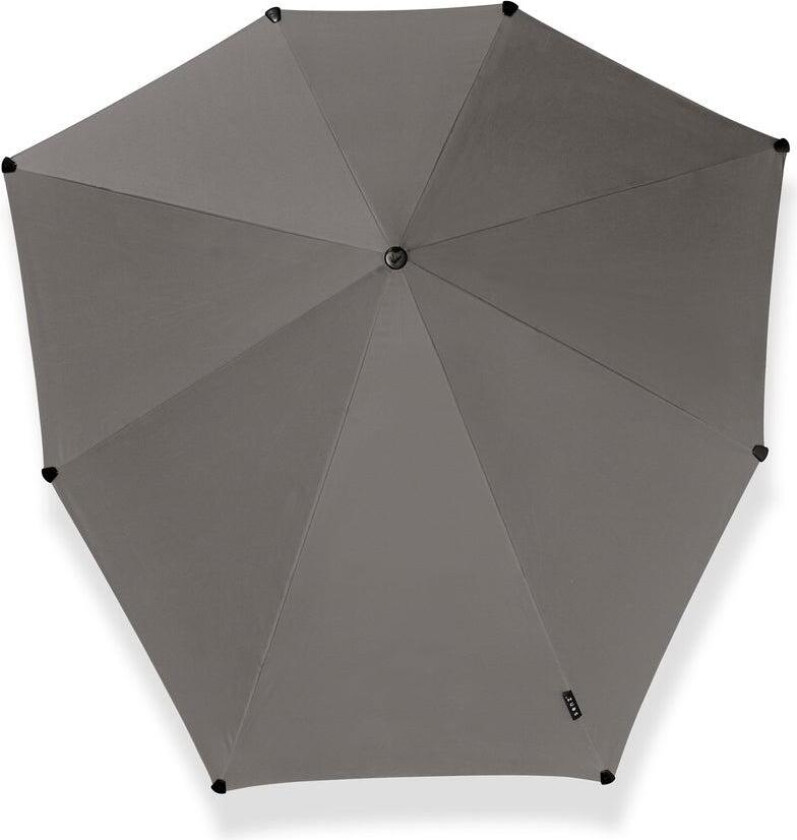 paraply Long large stick Silk Grey