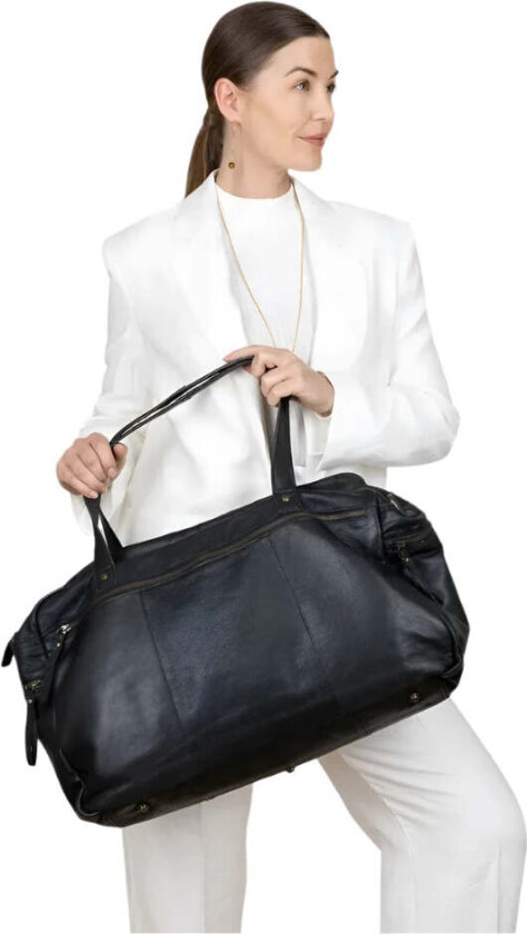 Signe Urban Weekend Bag i skinn Svart