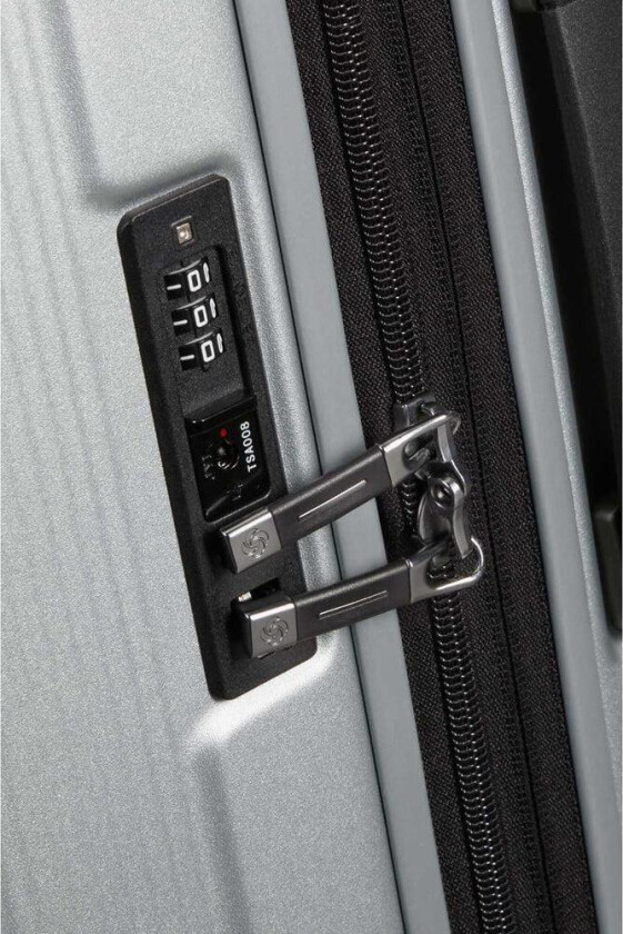 NUON utvidbar XL koffert 81 cm Matt Silver