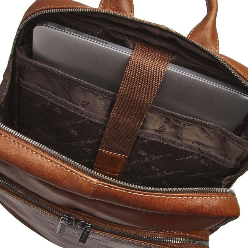 Firenze Ryggsekk 15,6" RFID Lys Brun