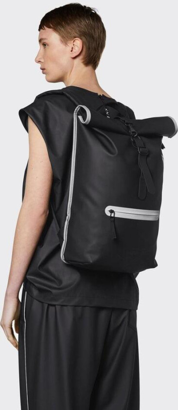 ROLLTOP RUCKSACK  Black Reflective