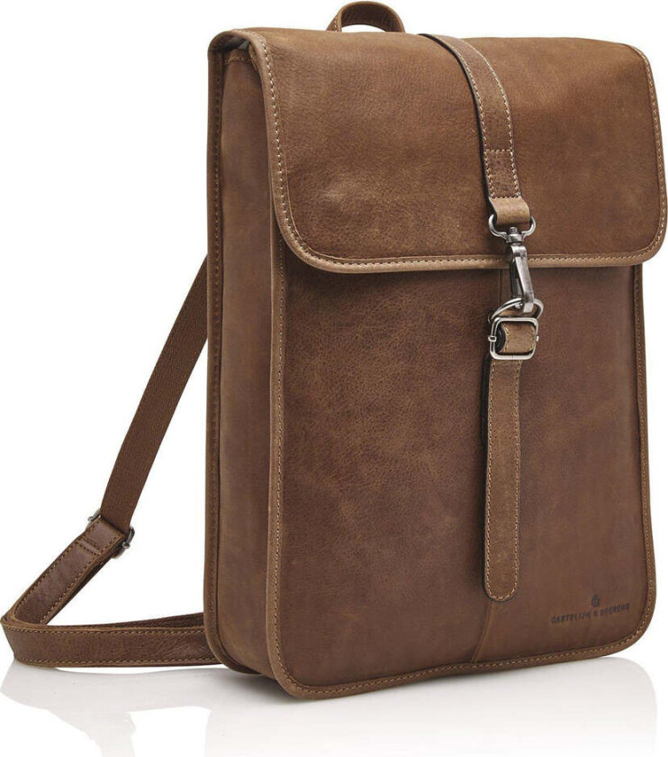 Carisma Ryggsekk 15,6" RFID Cognac