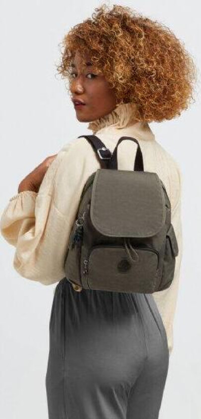 City Pack S liten ryggsekk Green Moss