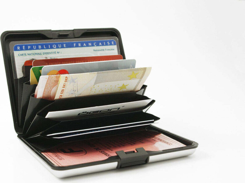 BIG Stockholm Aluminium Wallet Svart