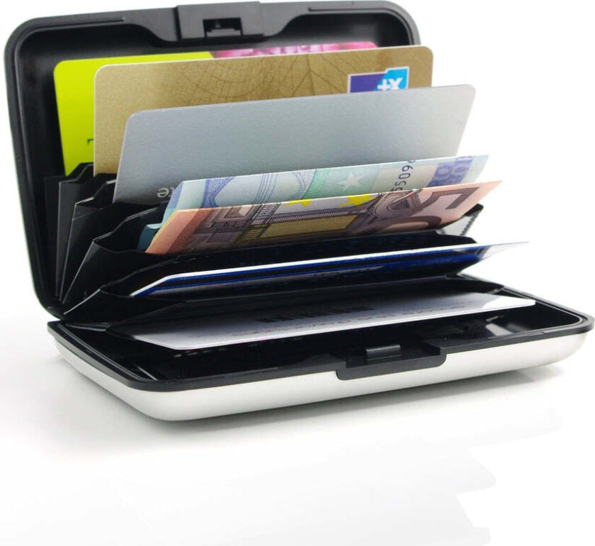 Stockholm Classic Aluminium Wallet Hvit