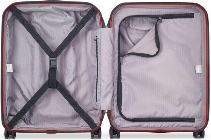 Securitime Zip Lett Kabin Koffert 39 Liter Rød