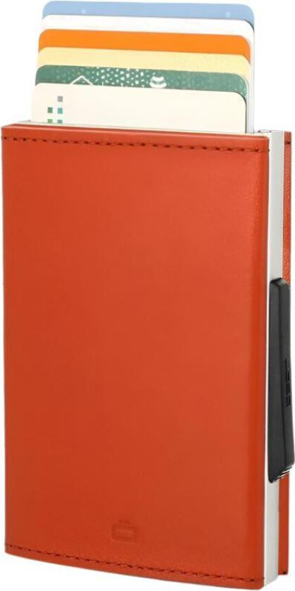 Oransje Ögon Cascade Premium Zipper Skinn Kortholder 8 kort