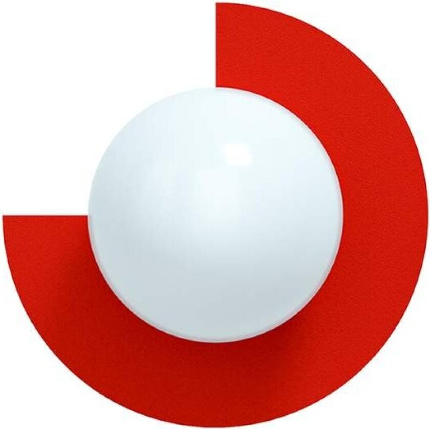 - Candy Big Circle 270 L Vegglampe Strawberry Red