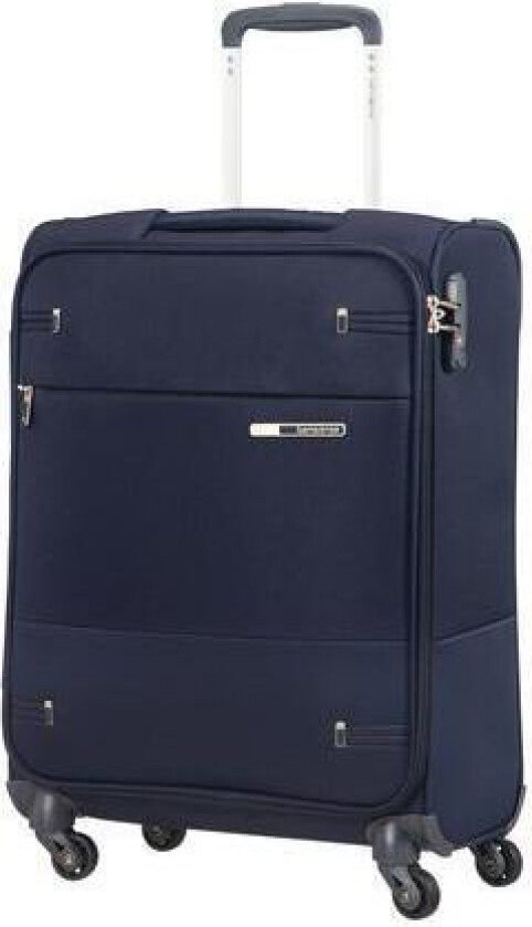 Base Boost lett myk kabinkoffert 4 hjul 55 cm 39 liter Mørkeblå