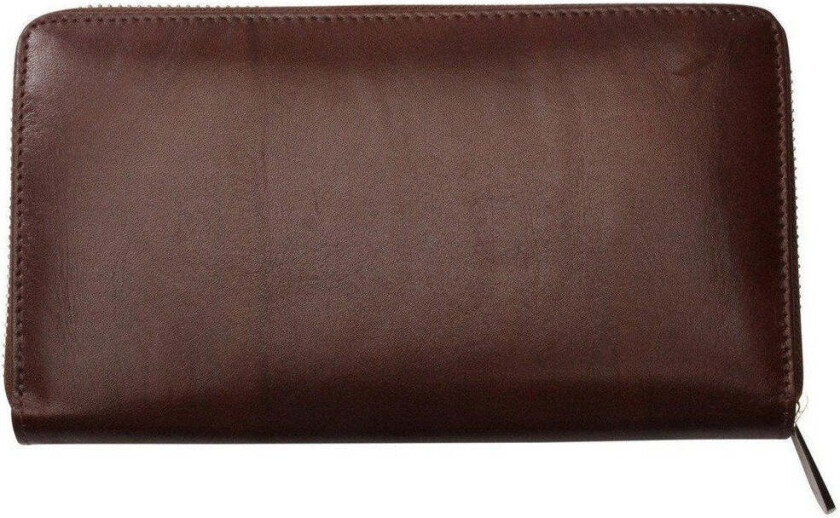 Stor dame clutch med speil 8 kortlommer/ IPhone Brun