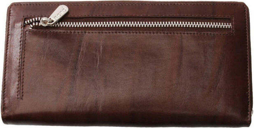 . Stor dame clutch med speil + IPhone lomme. Brun