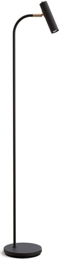 - Slender Gulvlampe Black/Brass