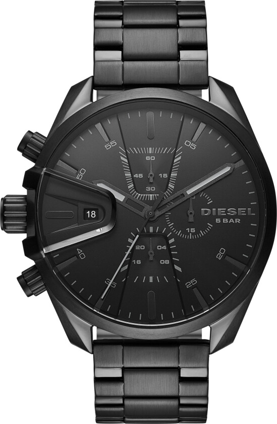 Herreklokke DZ4537 Ms9 Chrono Sort/Stål Ø48 mm